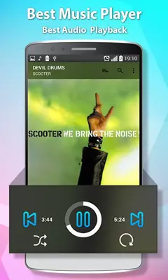 Music Player & Mp3 Player (AndroDevs) android App screenshot 1